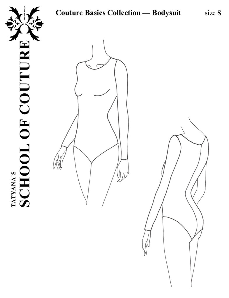 Couture Basics Collection — Bodysuit pattern - Tatyana Design