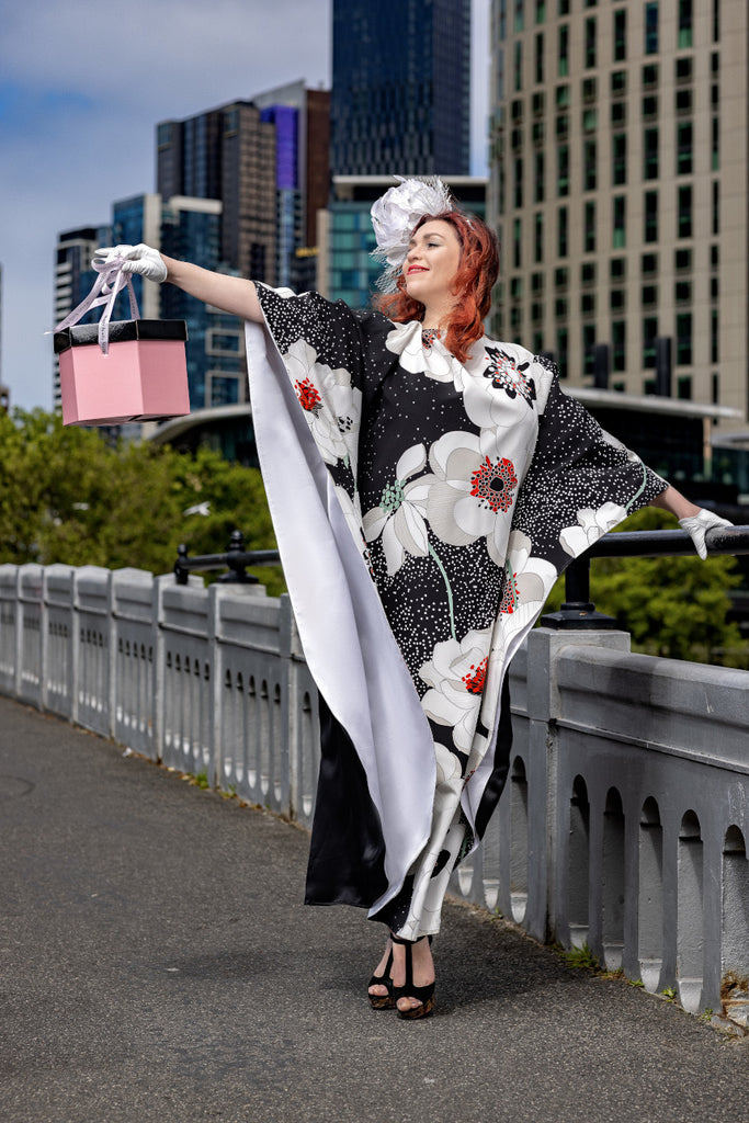 Floral caftan top