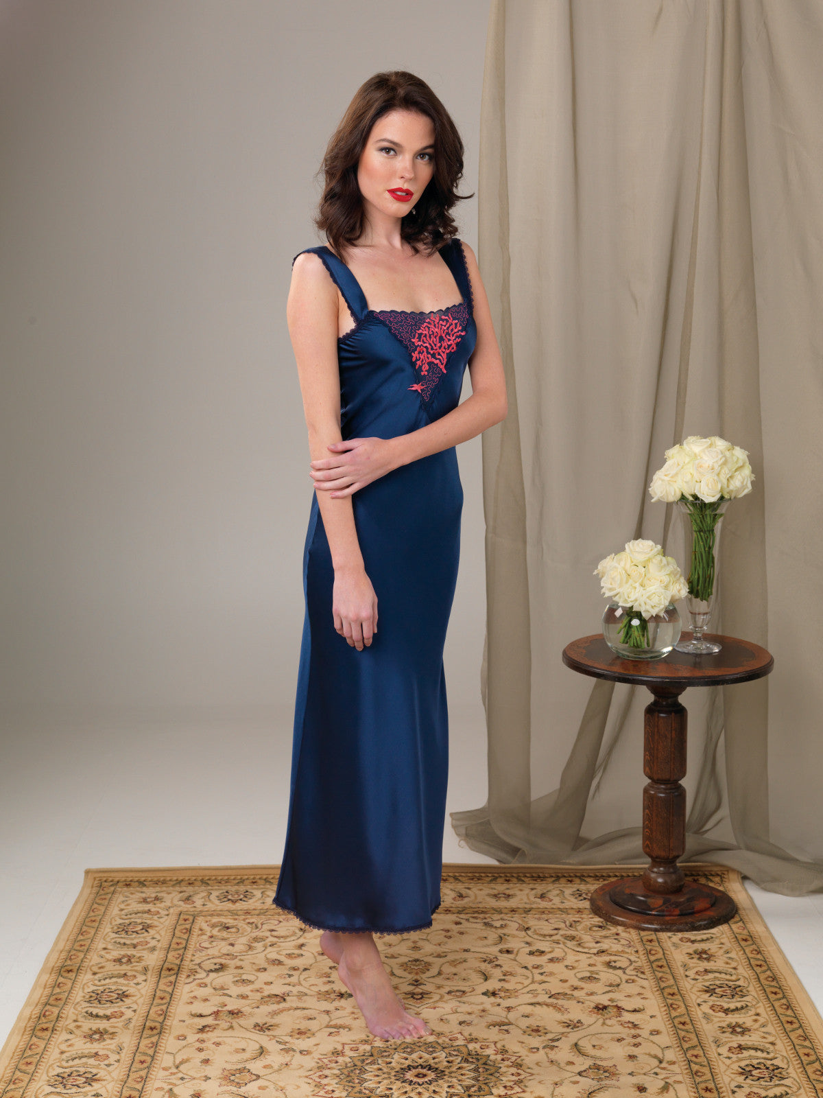 Coral nightgown store