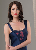 Coral embroidery