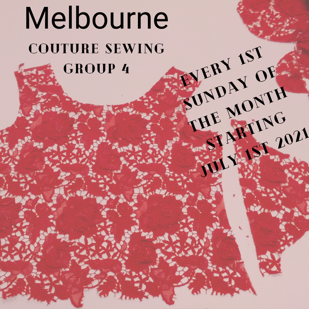 Melbourne Couture Group - first Sundays of a month - Tatyana Design